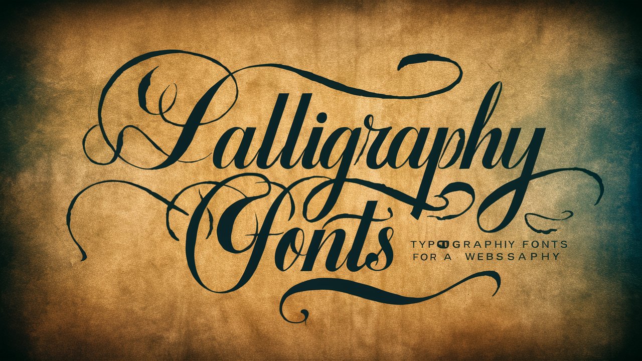calligraphy fonts