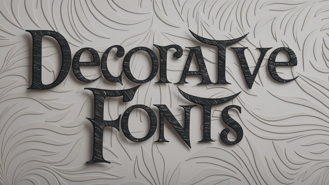 decorative fonts